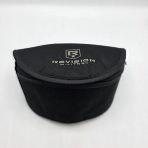 Revision Military Eyewear Protective Case Black Anti-Fog Cloth Durable Outdoors